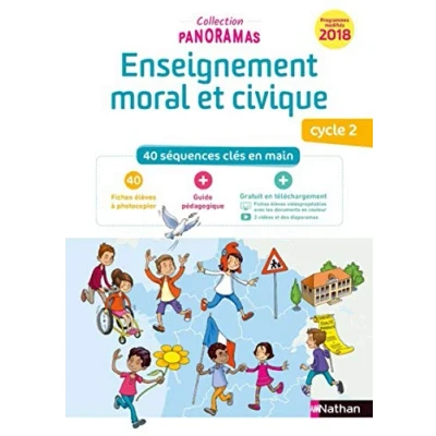Abbildung von Enseignement moral et civique Fichier à photocopier Cycle 2 2019: 40 séquences clés en main : fiches élèves + Guide pédagogique