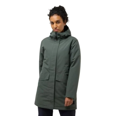 Abbildung von Jack Wolfskin Tempelhof Wintermantel, Damen, Größe: Large, Slate green