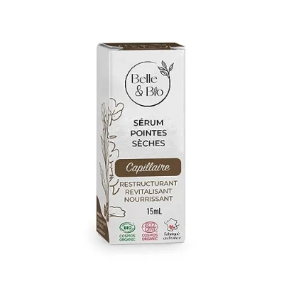 Abbildung von Belle&amp;Bio Ecocert Serum für trockene Spitzen, ohne Ausspülen, Bio zertifiziert, 15 ml