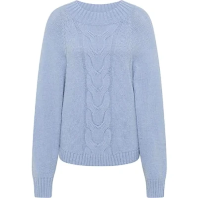 Abbildung von CARNEA Women&#039;s Damen Strick Pullover 25825302 CA04, Blau, XL/XXL Sweater