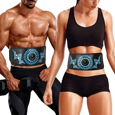 Abbildung von Bauchmuskeltrainer EMS Trainingsgerät Bauchtrainer,Wissenschaftlich Bestätigt Sicher Effektiv Schnelle Technologie Bauchtrainer, Mit Zusätzlichem Verlängerungsgurt