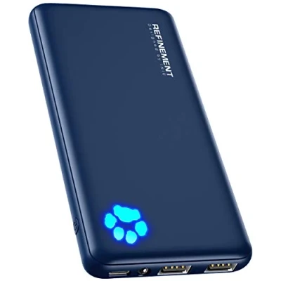 Abbildung von INIU Power Bank, Am schlanksten &amp; leichtesten USB C 10000 mAh Externer Akku, DREI 3A Ausgänge Handy Powerbank mit Taschenlampe für iPhone 16 15 14 13 12 Samsung Galaxy und mehr