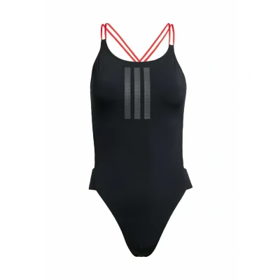 Abbildung von adidas Performance Pstream 3STRIPES Badeanzug Black pure ruby, Damen, Größe: 30, ruby