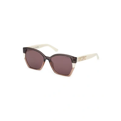 Abbildung von Guess Sonnenbrille, Damen, Größe: One Size, Grigio viola