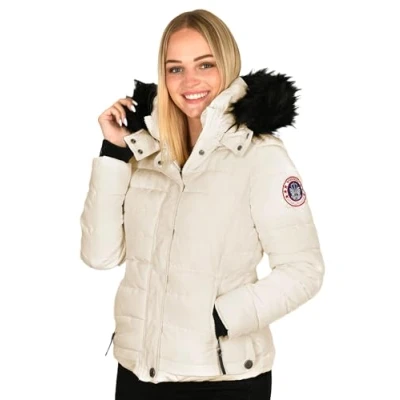 Abbildung von Navahoo Stepp Kurzja Winterjacke, Damen, Größe: XL, Beige