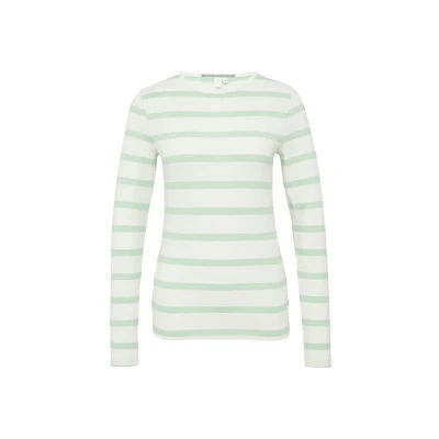 Abbildung von QS Langarmshirt, Damen, Größe: XS, Minze