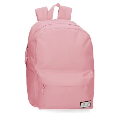 Abbildung von MOVOM Always on The Move Schulrucksack, anpassbar an Trolley, Rosa, 31,5 x 45 15 cm, Polyester, 21,26 l, Trolley