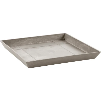 Abbildung von Ecopots saucer square 43.5 cm taupe