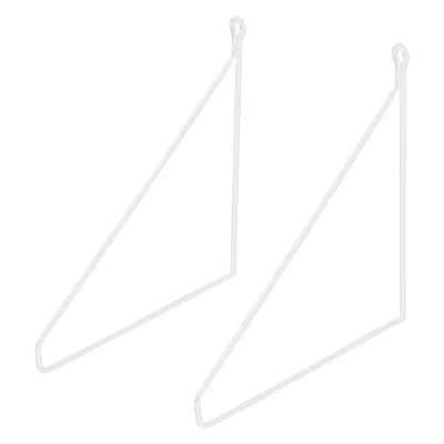 Abbildung von ML DESIGN Wandregalhalter Regalhalterung Winkel Halterung für Regale &amp; Konsolen Regalträger, 2 tlg., Regalstütze Haarnadel 2er Set solide Regalwinkel Industrial Metall