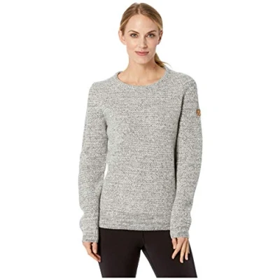 Abbildung von Fjallraven Damen Sweatshirt Övik Structure Sweater W, Egg Shell Grey, XS, 89775