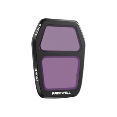 Abbildung von Freewell Air 3S Split ND32/ND64 Filter für perfekte Belichtungskontrolle bei intensivem Sonnenlicht mit Dual ND professionelle Luftaufnahmen