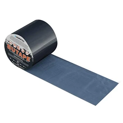 Abbildung von Parotec BuTape Aluminium Butylband Aludichtband Dachreparatur Gute Haftung auf Vielen Untergründen Wasserdicht UV und Witterungsbeständig Anwendungsfertig 75 mm x 10 lfm 5 Farben (Anthrazit)