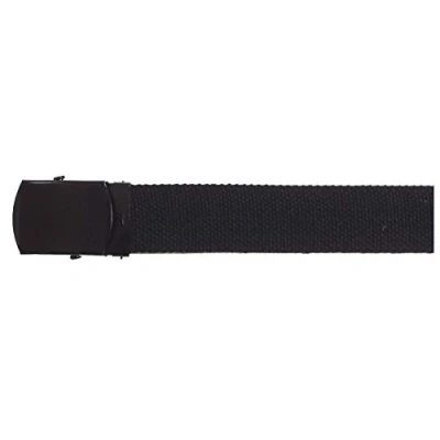 Abbildung von MFH Stoffgürtel Gürtel, 30 mm, schwarz, mit Metallschloß (Packung)
