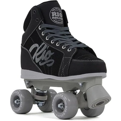 Abbildung von Quad Rollschuhe Lumina Schwarz / Grau