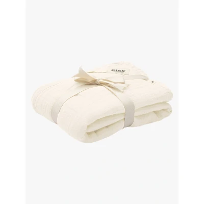 Abbildung von Bibs Muslin Swaddle Pucktücher, Wickeltuch, Decke für Neugeborene, Tragetuch, 100% Bio Baumwolle, 120x120 cm, Ivory