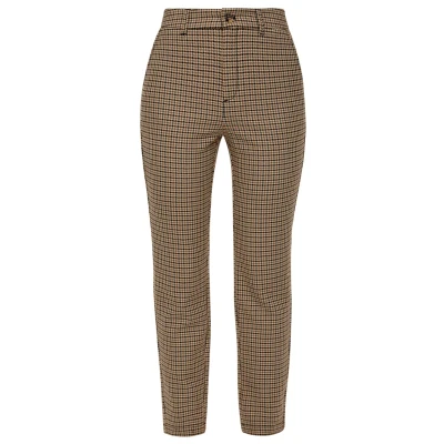Abbildung von s.Oliver Regular MIT Hahnentrittmuster Chino, Damen, Größe: 34, Schwarz
