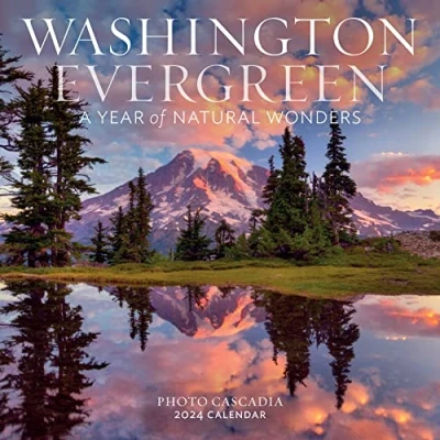 Abbildung von Washington Evergreen Wall Calendar 2024: A Year of Natural Wonders