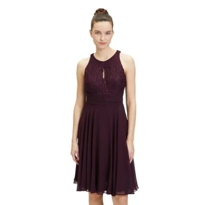 Abbildung von Vera Mont Damen Abendkleid, Shiny Aubergine, 38