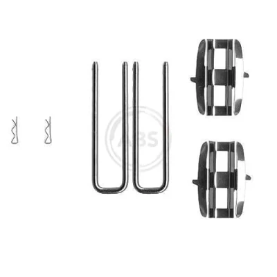 Abbildung von A.B.S. 0961Q Zubehörsatz, Scheibenbremsbelag VOLKSWAGEN: Kaefer Cabrio, VW Typ 1