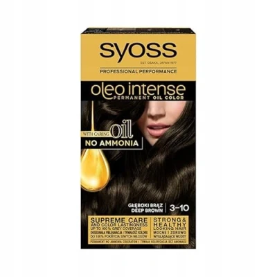 Abbildung von Syoss Oleo Intense Haarfärbemittel Mit Dauerhafter Färbung 3 10 Tiefbraunen Ölen