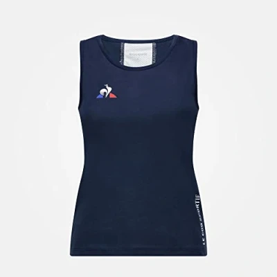 Abbildung von Le Coq Sportif Tennis Débardeur N4 W Tanktop Damen, Tanktop, 2020712_XXS, Blau (Dress Blues), XXS