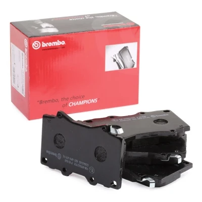 Abbildung von BREMBO P 83 048 Bremsbelagsatz mit akustischer Verschleißwarnung ohne Zubehör TOYOTA: Land Cruiser Prado 90, 70 SUV