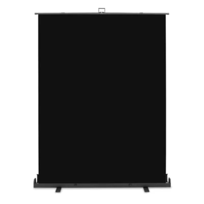 Abbildung von Walimex Pro Roll Up Panel 165x220 cm Fotohintergrund Schwarz I portable, freistehende Fotoleinwand für Portrait Shootings, Fotostudio &amp; Streaming Chromakey Effekt Metallbox Stabilität Schutz