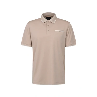 Abbildung von bugatti Herren Poloshirt Brusttasche Kurzarm Modern Fit
