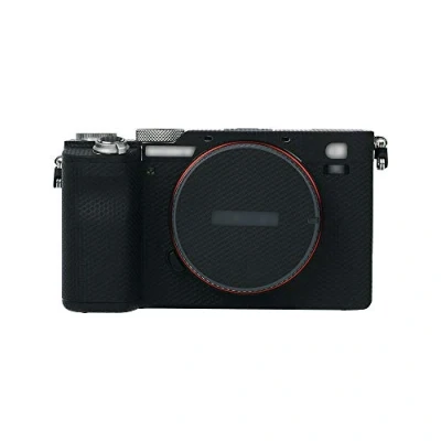 Abbildung von KIWIFOTOS Anti Kratz Schutz Aufkleber für Sony a7C Kamera, Rutschfester Abdeckfolie (Matrixmuster)