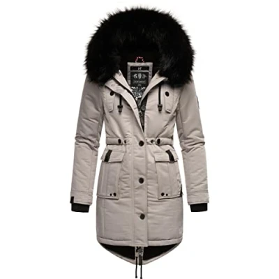 Abbildung von Navahoo Luluna Wintermantel, Damen, Größe: XS, Zinc grey