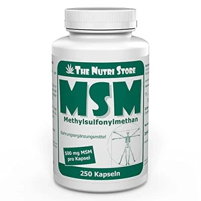Abbildung von MSM 500 mg Methylsulfonylmethan Kapseln 250 St