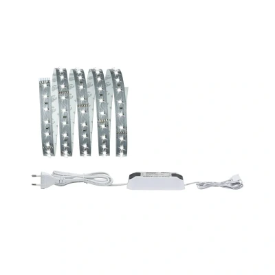 Abbildung von Paulmann 70578 LED Stripe MaxLED 500 Basisset 1,5m Tageslichtweiß 6500K 8,5W 230/24V 20VA Silber Lichtband Lichtstreifen Lichtschlauch