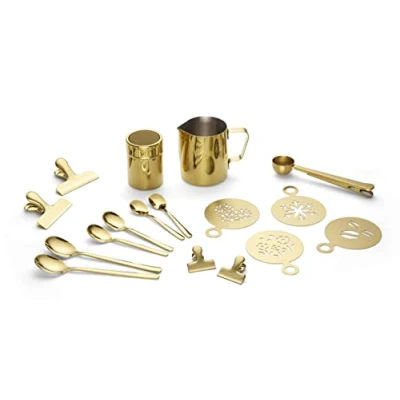 Abbildung von ECHTWERK Barista Set, (Set, 23 tlg.), Kaffeezubehör ideal für Cappuccino oder Latte Macchiato, tlg.