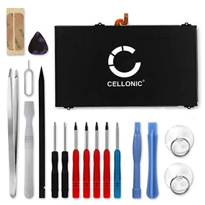 Abbildung von CELLONIC® Ersatz Akku EB BT810ABA, BT810ABE für Samsung Galaxy Tab S2 9.7 (SM T810 / SM T813 T815 T819) 5800mAh + Werkzeug Set 17tlg Ersatzakku Tablet PC Batterie Tabletakku, Battery