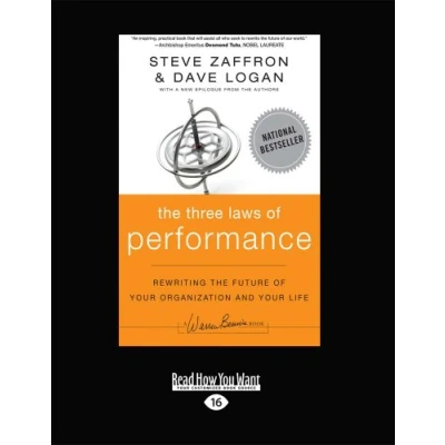 Abbildung von the Three Laws of Performance: Rewriting Future Your Organization and Life (J B Warren Bennis Series)