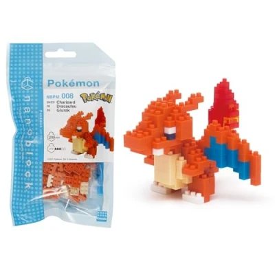 Abbildung von nanoblock NBPM008 Pokemon Charizard, Colourful, Bandai