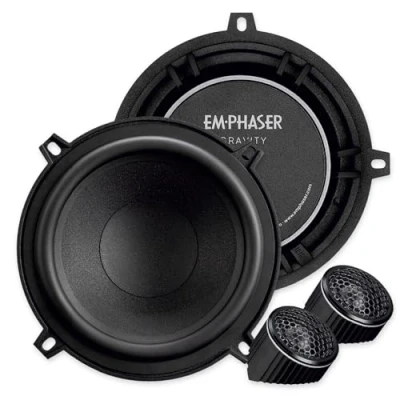 Abbildung von EMPHASER ECP G5 Klangstarkes 13 cm / 5“ Auto Lautsprecher Set, Komponenten System für PKWs und Reisemobile, Sound zum Einbau in Armaturenbrett, Türen, Heck, 80 Watt RMS