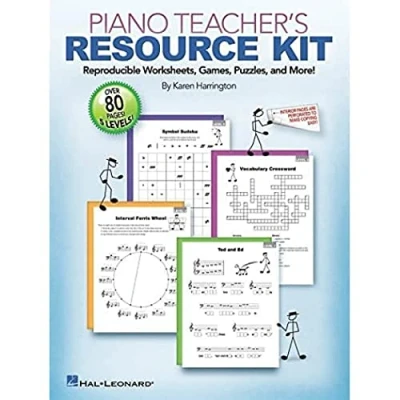 Abbildung von Piano Teachers Resource Kit: Reproducible Worksheets, Games, Puzzles, and More