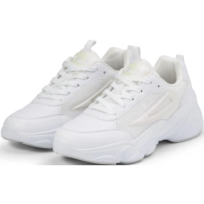 Abbildung von Fila Felice Sneaker low, Damen, Größe: 37, White/iridescent Lederimitat/textil