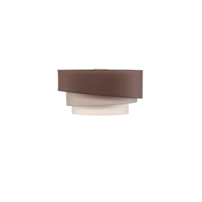 Abbildung von Euluna Trio Max Decke, Ø60cm, cappuccino/ecru/grau