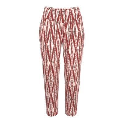 Abbildung von Lascana Stoffhose, Damen, Größe: 34, Terracotta creme bedruckt