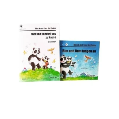 Abbildung von Bim und Bam Musik Tanz für Kinder Familienpaket mit Kinderheft &quot;Bim fangen an&quot; Elternheft Unterrichtswerk Eltern Kind Kurse, (inkl. CD)