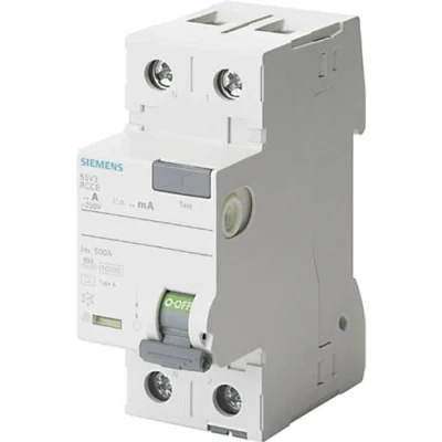Abbildung von Siemens FI Schutzschalter 2polig 40 A 230 V 5SV3314 6KL (5SV3314 6KL)