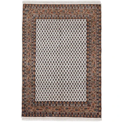 Abbildung von carpetfine Mir Teppich Creme 90x160 cm Moderner für Wohn und Schlafzimmer