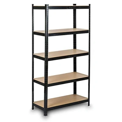 Abbildung von Humberg Lagerregal Regale Abstellraum Steckregal Werkstattregal Schwerlastregal 2in1 180x90x40 cm mit 5 Böden Maximale Belastung 500 KG