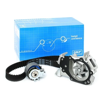 Abbildung von SKF VKMC 06002 Wasserpumpe + Zahnriemensatz mit Dichtungen 95 RENAULT: Modus / Grand Modus, TWINGO 1, Clio 4 Schrägheck, DACIA: Sandero I, LOGAN MCV 2