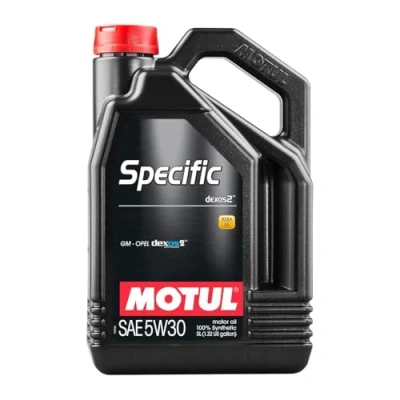 Abbildung von Motul Specific DEXOS2 5W 30 5l Motoröl 102643 OPEL: Astra H Schrägheck, Insignia B Grand Sport, Adam, MAZDA: 6 Sport Kombi, 5