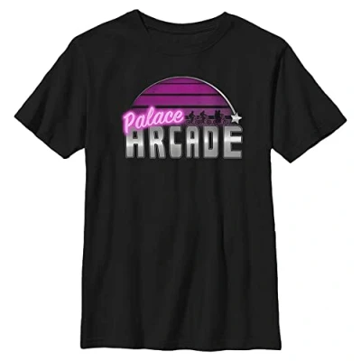 Abbildung von Stranger Things Unisex Kinder Retro Arcade Short Sleeve T shirt, Schwarz, Einheitsgröße