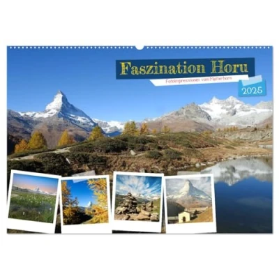 Abbildung von Faszination Horu Fotoimpressionen vom Matterhorn (Wandkalender 2025 DIN A2 quer), CALVENDO Monatskalender