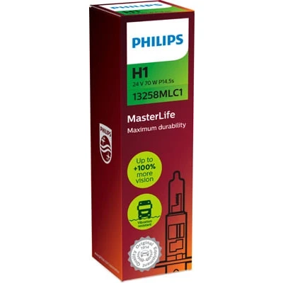 Abbildung von Glühlampe, Fernscheinwerfer PHILIPS 13258MLC1